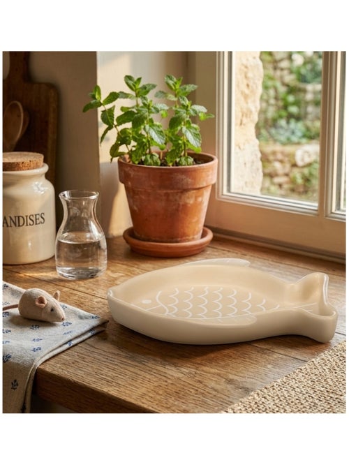 Gamelle pour chat nourriture et eau Fishie - Kiabi Gamelle pour chat nourriture et eau Fishie - Kiabi