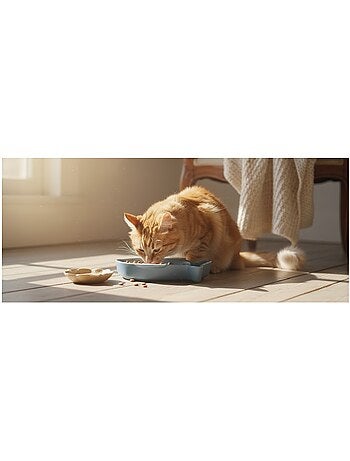 Gamelle pour chat nourriture et eau fishie