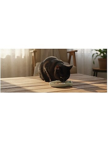 Gamelle pour chat nourriture et eau fishie