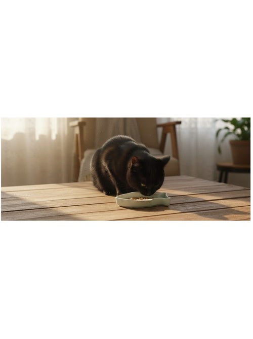 Gamelle pour chat nourriture et eau Fishie - Kiabi Gamelle pour chat nourriture et eau Fishie - Kiabi