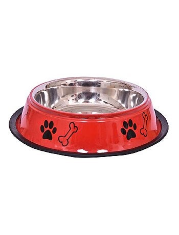 Gamelle pour chien antidérapante en acier