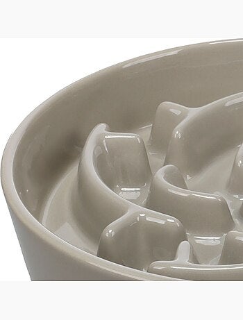 Gamelle ronde anti glouton pour chien sena
