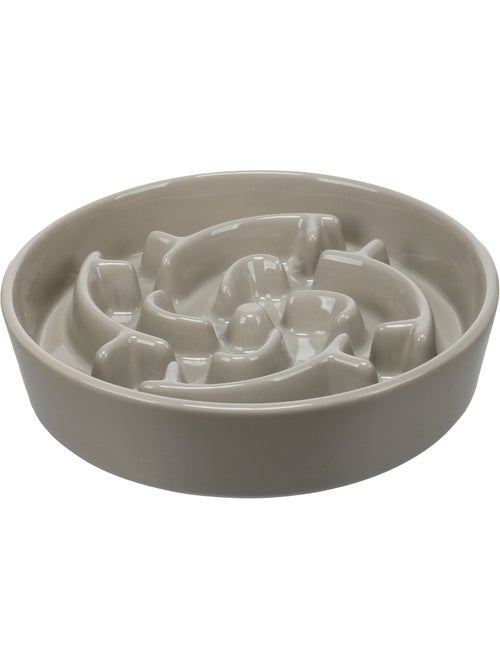 Gamelle ronde anti glouton pour chien Sena - Kiabi