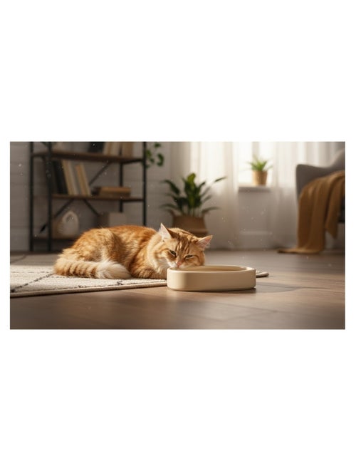 Gamelle ronde pour chat nourriture et eau Zara - Kiabi