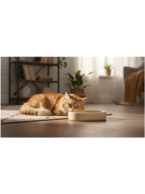Gamelle ronde pour chat nourriture et eau Zara - Kiabi