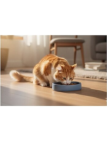 Gamelle ronde pour chat nourriture et eau zara