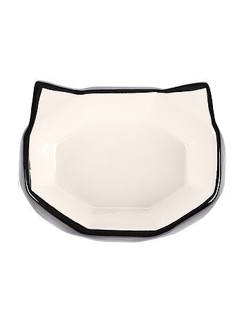 Gamelle tête de chat en céramique