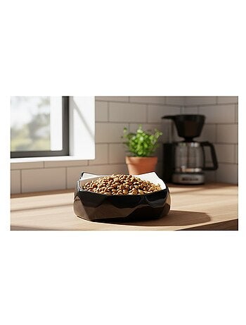 Gamelle tête de chat en céramique