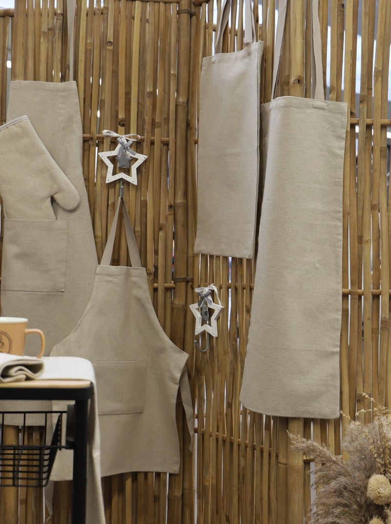 Gant de cuisine 100% Lin LINELLE Beige - Kiabi