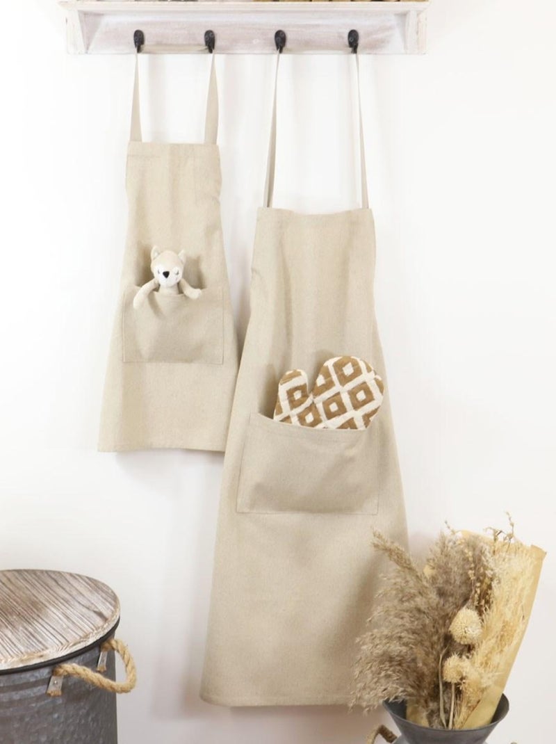 Gant de cuisine 100% Lin LINELLE Beige - Kiabi