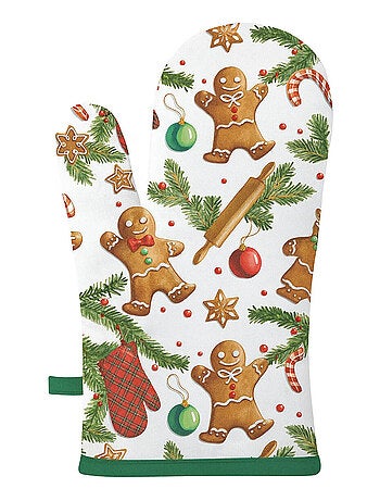 Gant de cuisine biscuits de Noël