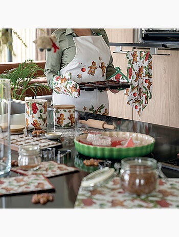 Gant de cuisine biscuits de Noël