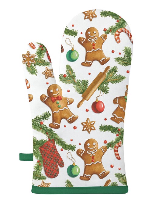 Gant de cuisine biscuits de Noël - Kiabi