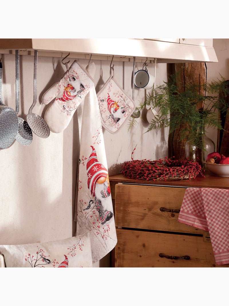 Gant de cuisine Calin de lutin Gris - Kiabi
