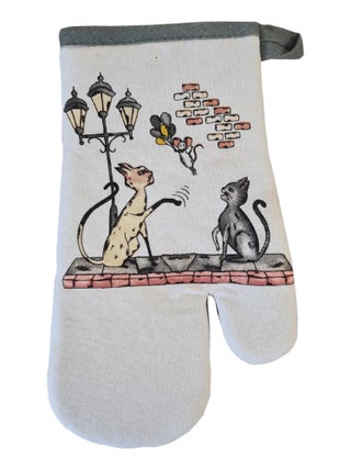 Gant de cuisine chats