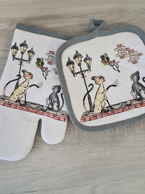 Gant de cuisine chats - Kiabi