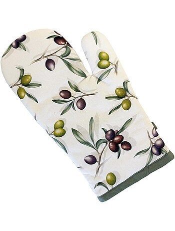 Gant de cuisine délicieuses olives