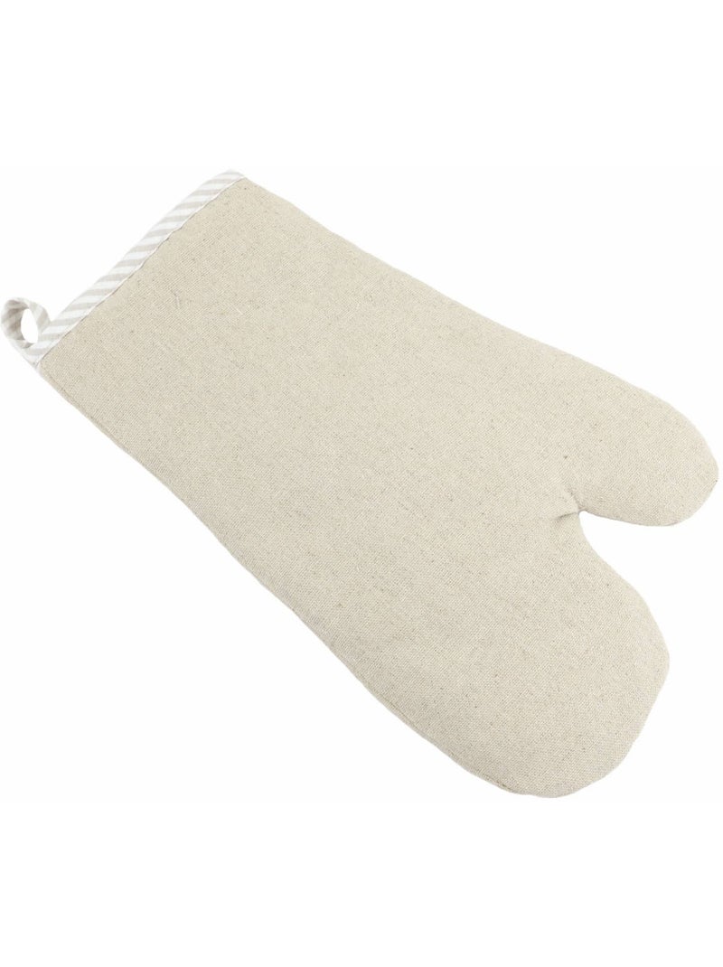 Gant de cuisine, et manique  100% Lin LINELLE Beige - Kiabi