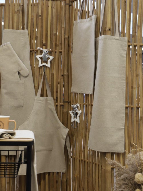 Gant de cuisine, et manique  100% Lin LINELLE - Kiabi