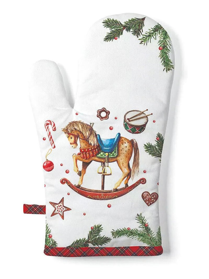 Gant de cuisine jouet de Noël Blanc - Kiabi