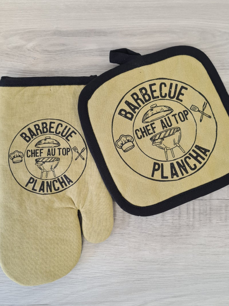 Gant de cuisine Kaki - Kiabi