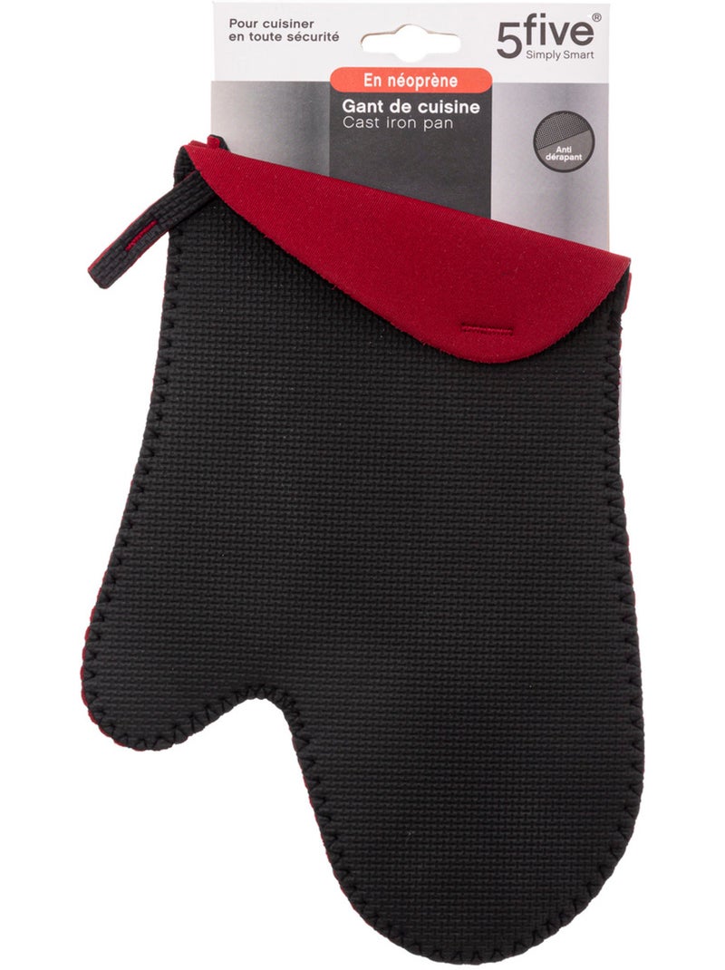 Gant de cuisine néopréne ESSENTIELS Noir - Kiabi