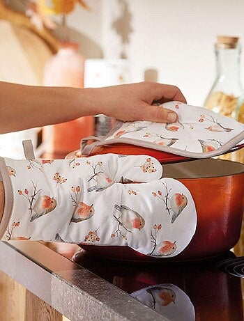 Gant de cuisine oiseaux