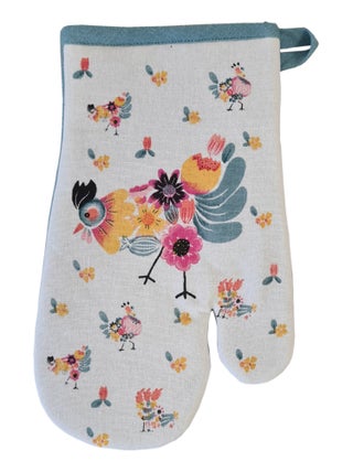 Gant de cuisine Poulettes fleuries