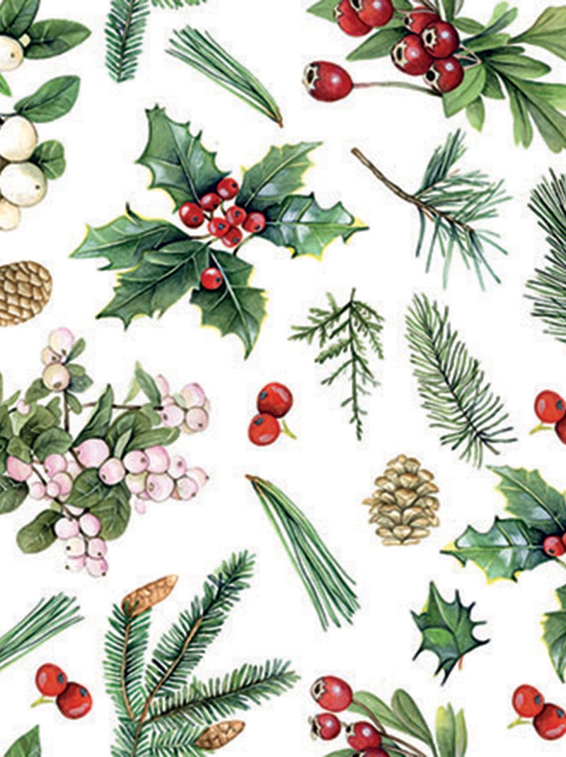 Gant de cuisine verdure d'hiver Blanc - Kiabi