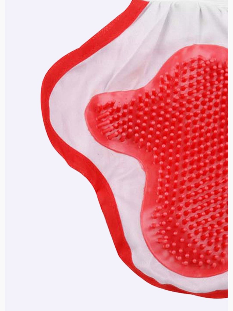 Gant de toilettage pour animaux Rouge - Kiabi