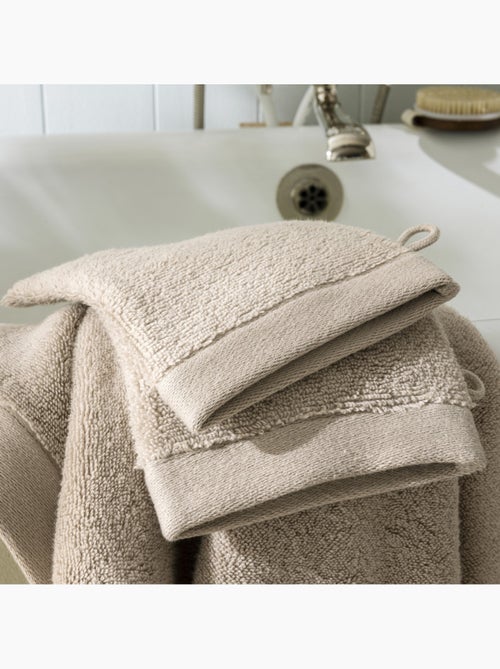 Gant de toilette - coton pur - 100% coton - Kiabi