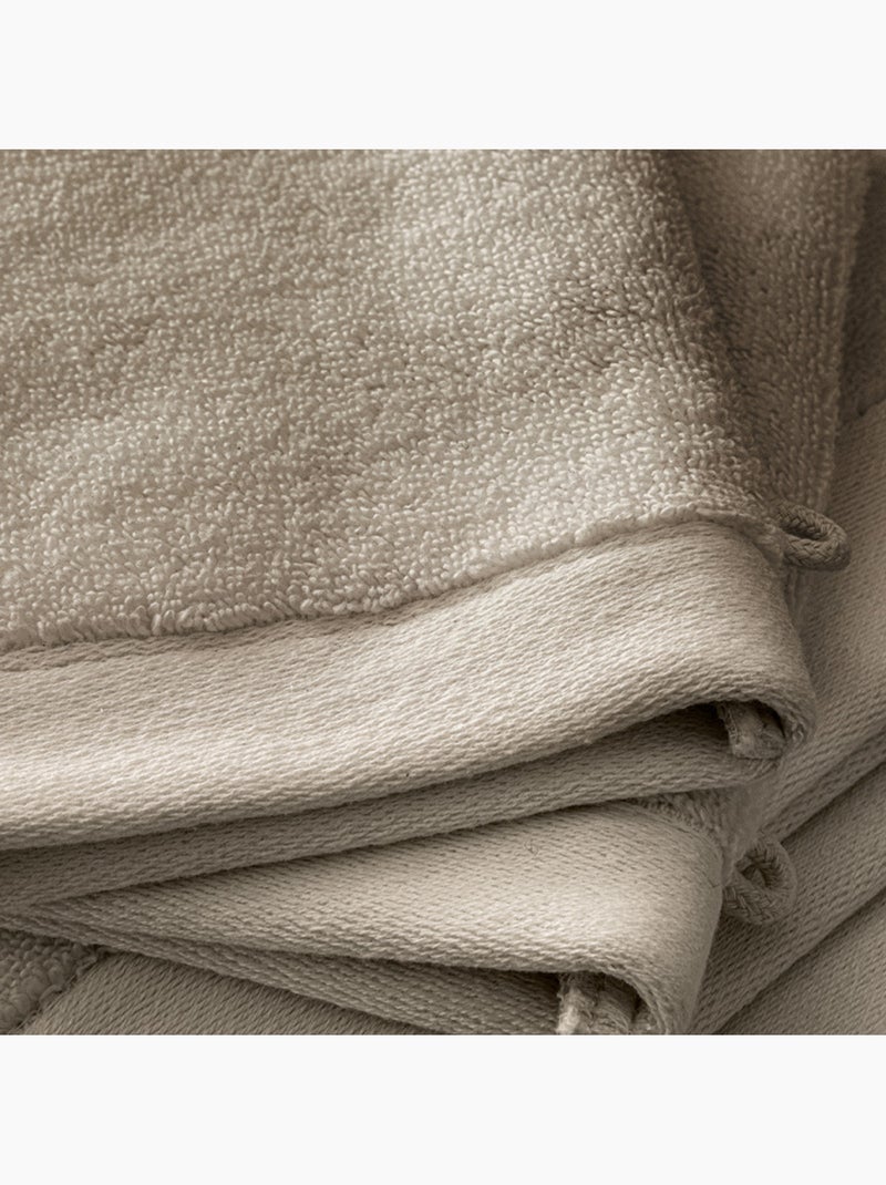Gant de toilette - coton pur - 100% coton Beige - Kiabi