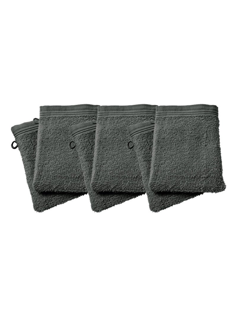 Gant de toilette - Coton Pur - 100% Coton Bleu ardoise - Kiabi