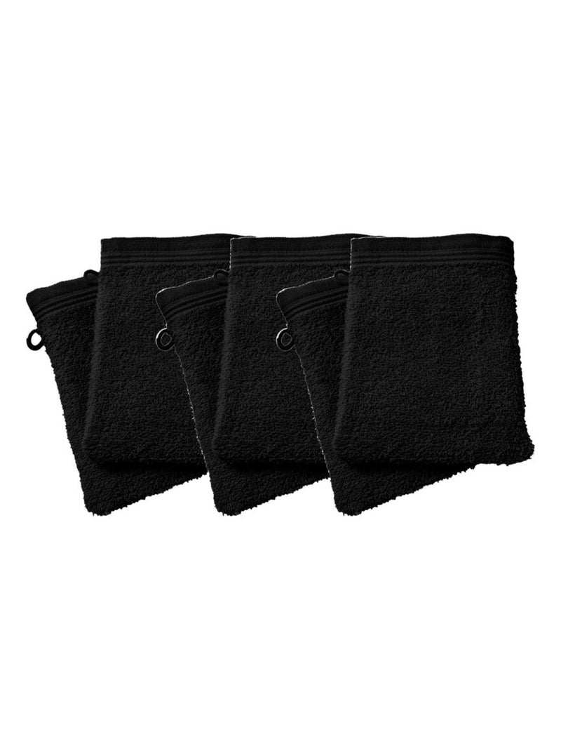 Gant de toilette - Coton Pur - 100% Coton Marron foncé - Kiabi