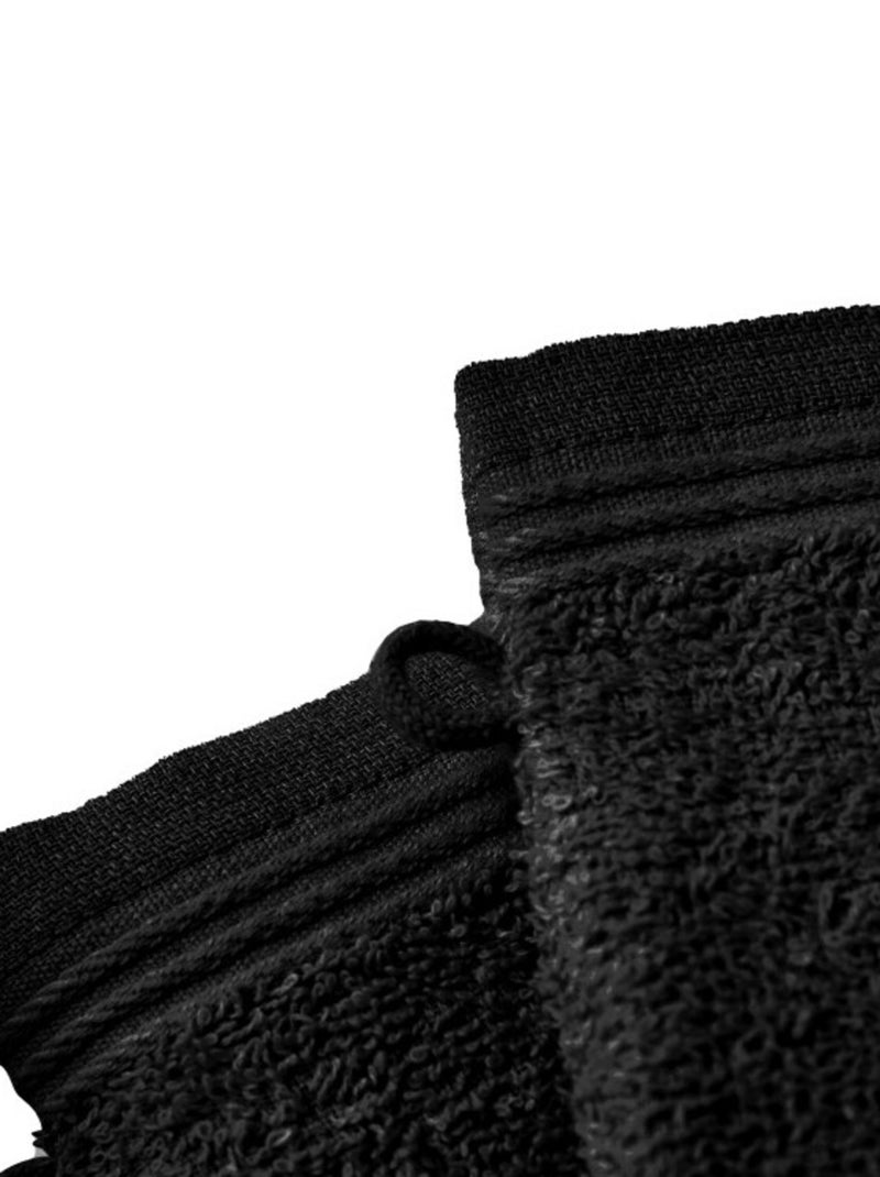 Gant de toilette - Coton Pur - 100% Coton Marron foncé - Kiabi