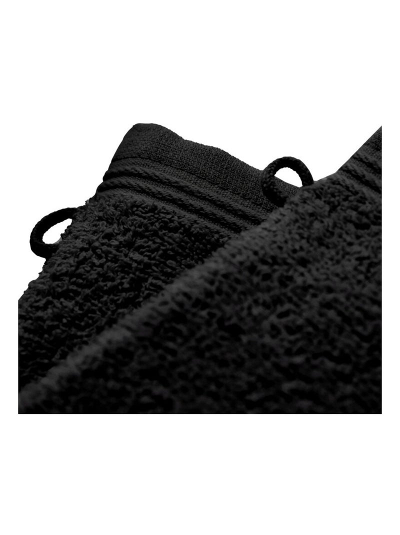 Gant de toilette - Coton Pur - 100% Coton Marron foncé - Kiabi