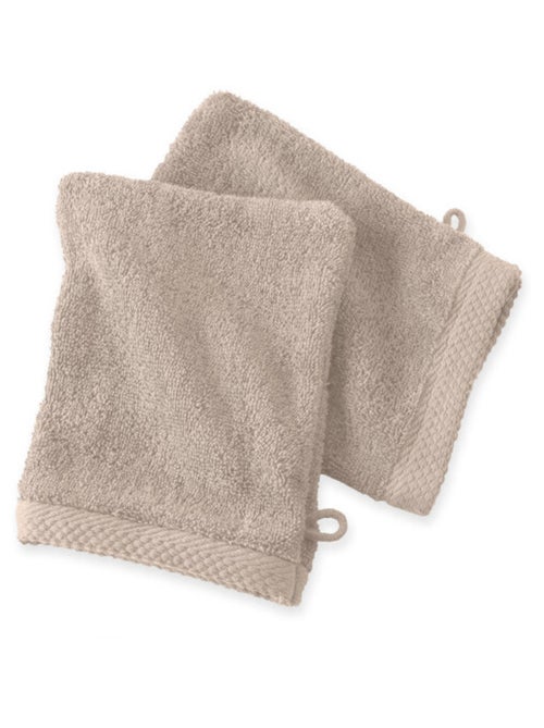 Gant de toilette - Coton Pur - 100% Coton peigné longues fibres - Kiabi
