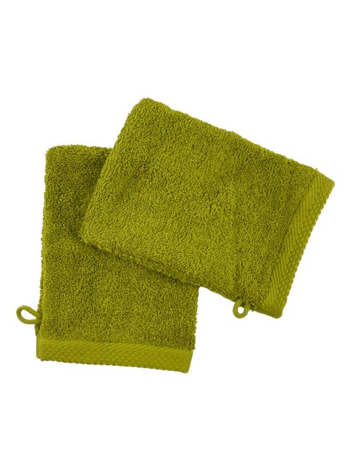 Gant de toilette - Coton Pur - 100% Coton peigné longues fibres - Kiabi
