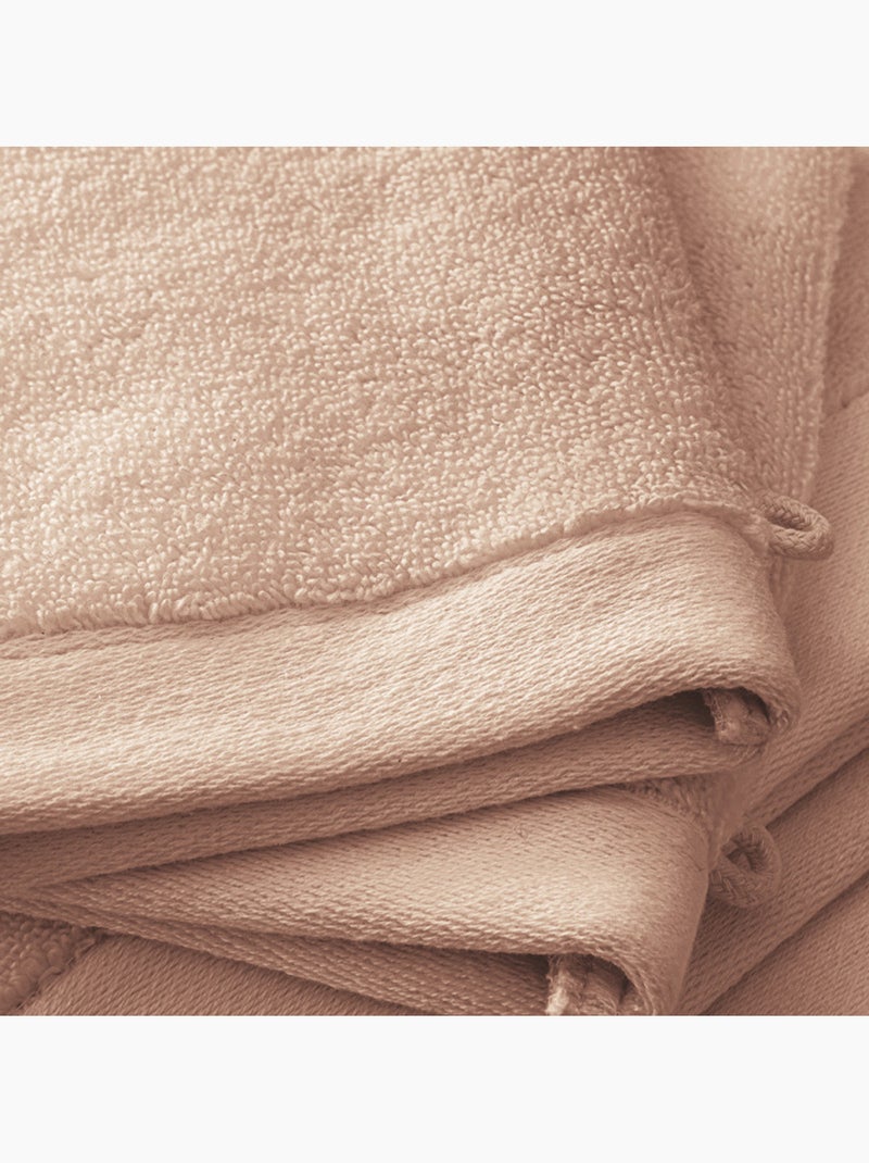 Gant de toilette - coton pur - 100% coton Rose - Kiabi