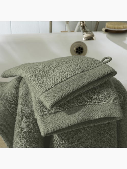 Gant de toilette - coton pur - 100% coton - Kiabi