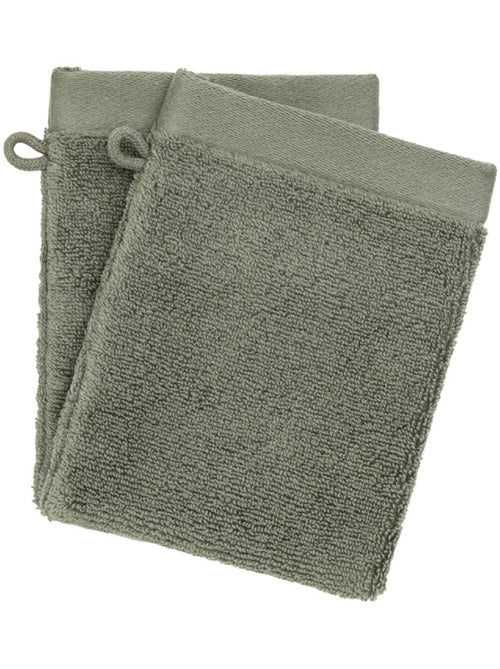 Gant de toilette - coton pur - 100% coton - Kiabi