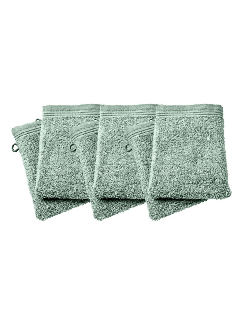 Gant de toilette - Coton Pur - 100% Coton Vert menthe - Kiabi