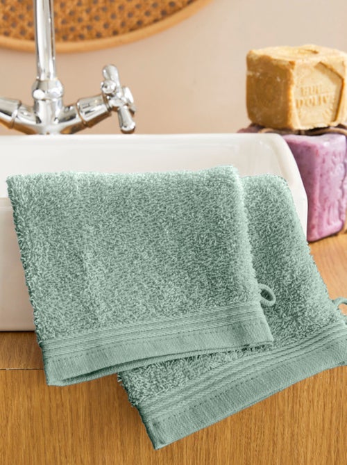 Gant de toilette - Coton Pur - 100% Coton - Kiabi Gant de toilette - Coton Pur - 100% Coton - Kiabi