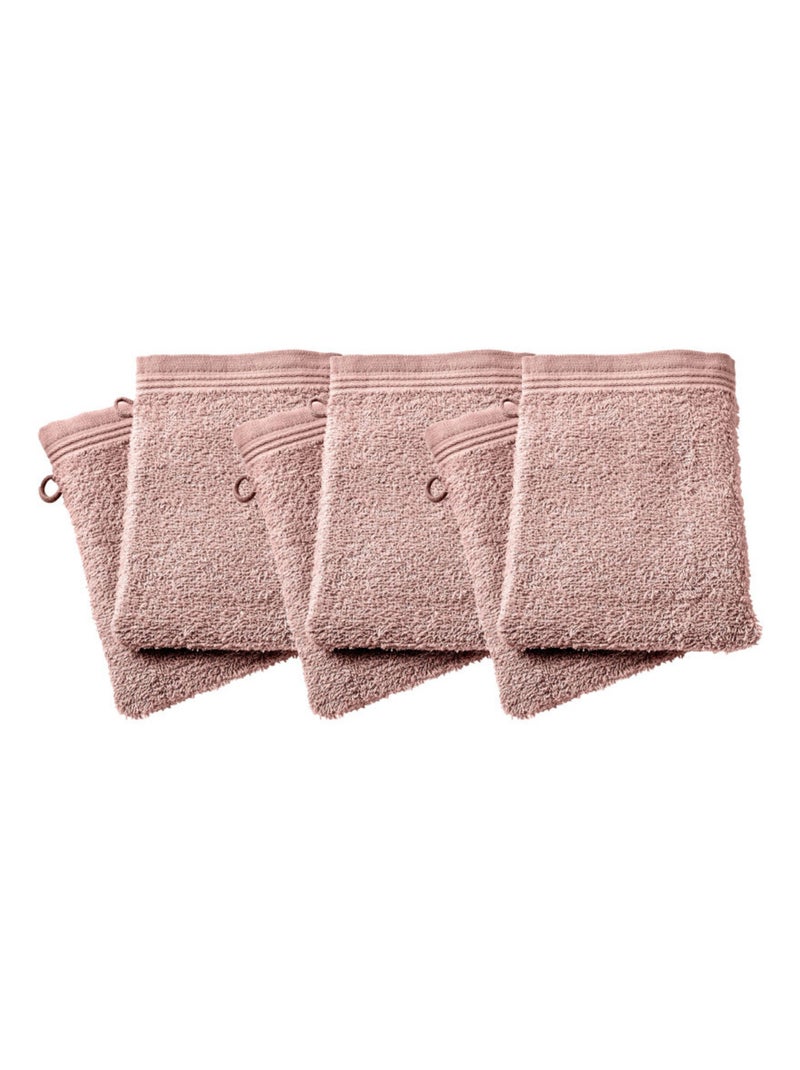 Gant de toilette - Coton Pur - 100% Coton Vieux rose - Kiabi