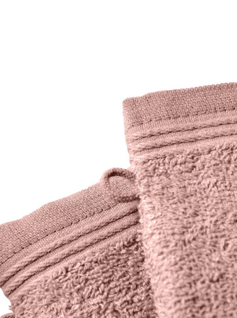 Gant de toilette - Coton Pur - 100% Coton Vieux rose - Kiabi