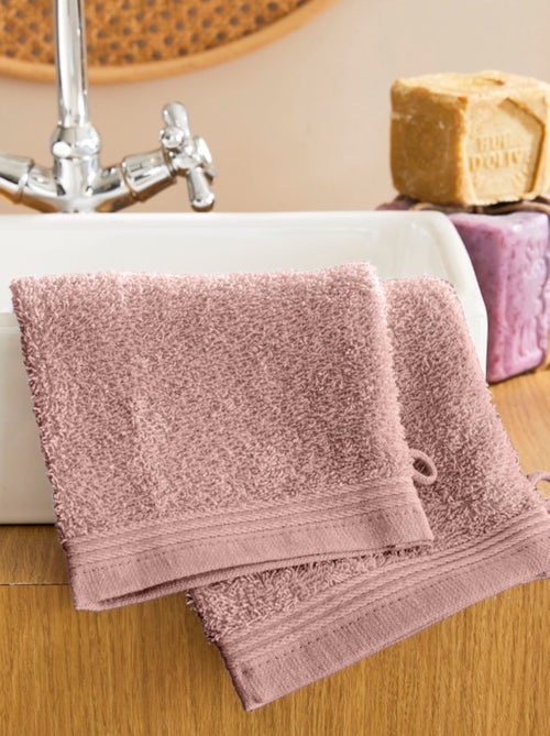 Gant de toilette - Coton Pur - 100% Coton - Kiabi