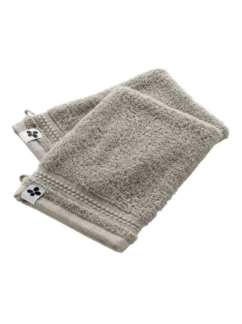 Gant de toilette - L'effet papillon - 100% Coton Bio Beige grès - Kiabi