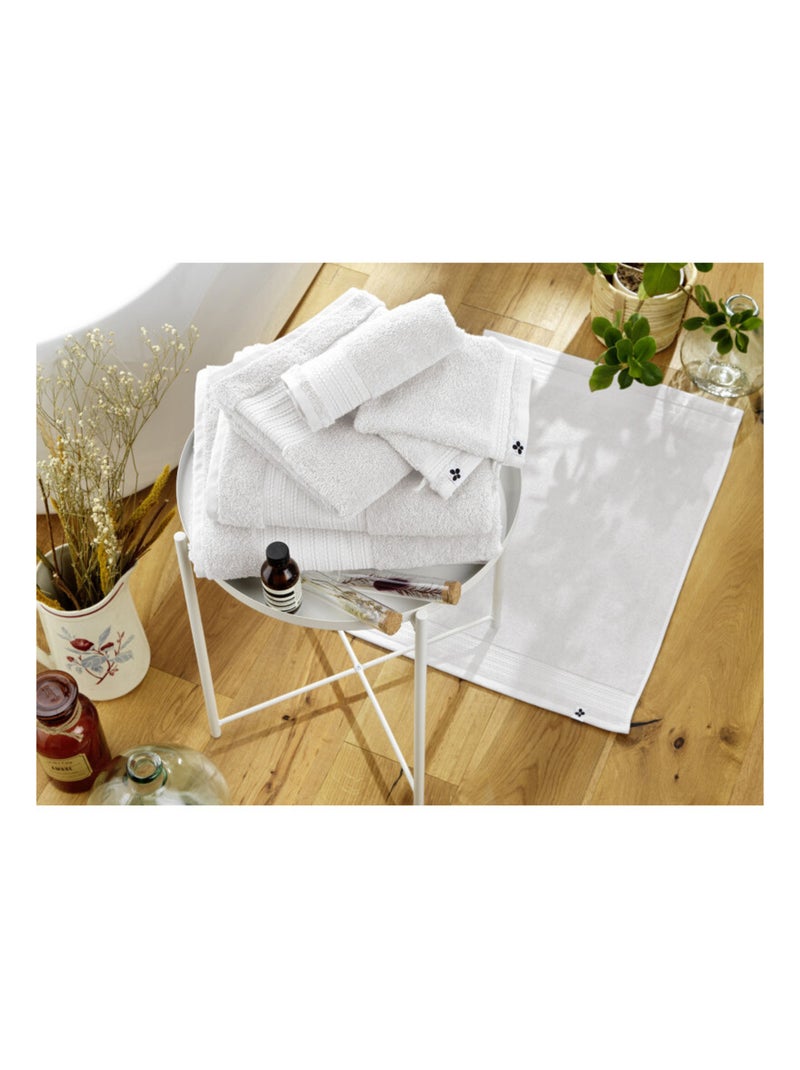 Gant de toilette - L'effet papillon - 100% Coton Bio Blanc - Kiabi