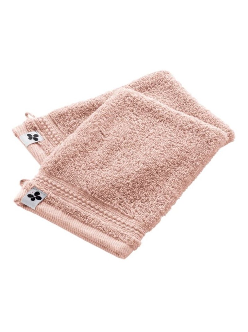 Gant de toilette - L'effet papillon - 100% Coton Bio Rose - Kiabi