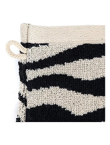 Gant de toilette absorbant coton ZEBRA Zèbre